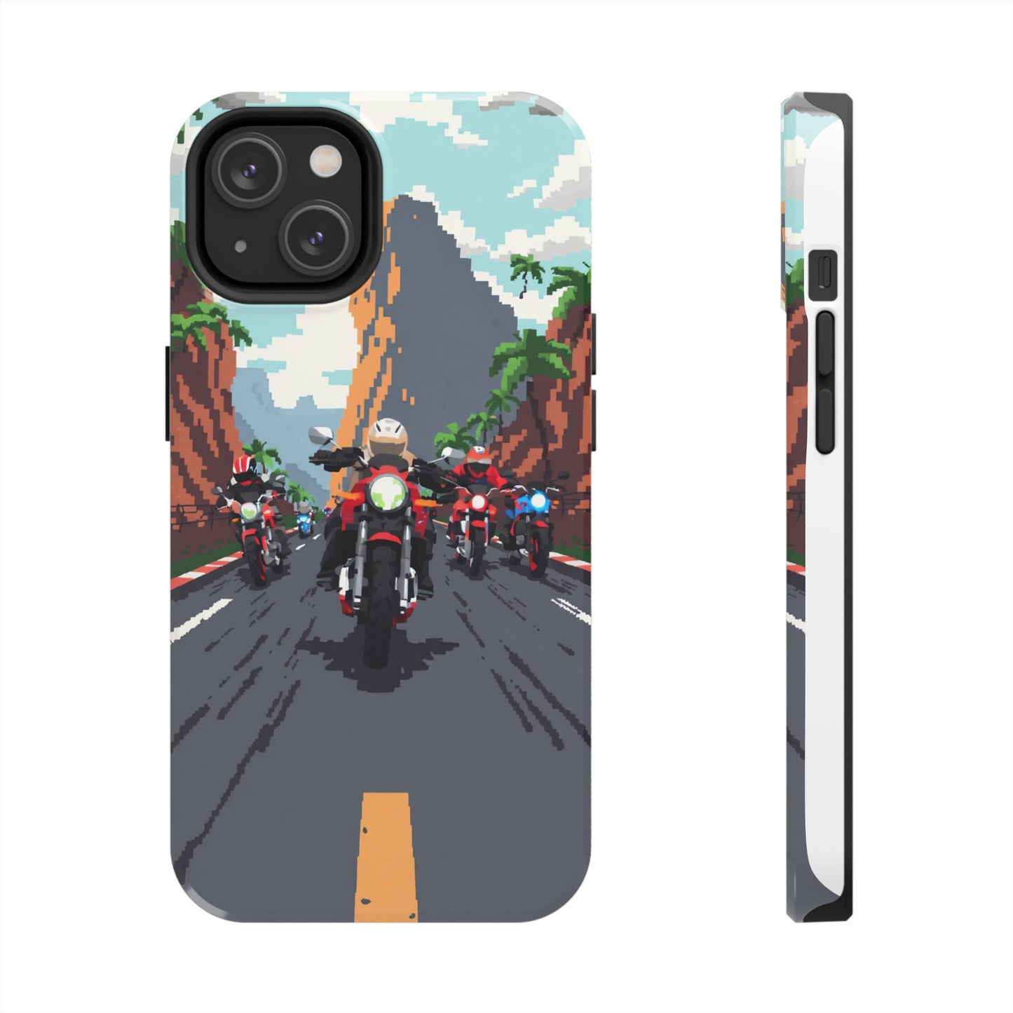 Retro Biker Tough Phone Case - Perfect for Motorcycle Lovers
