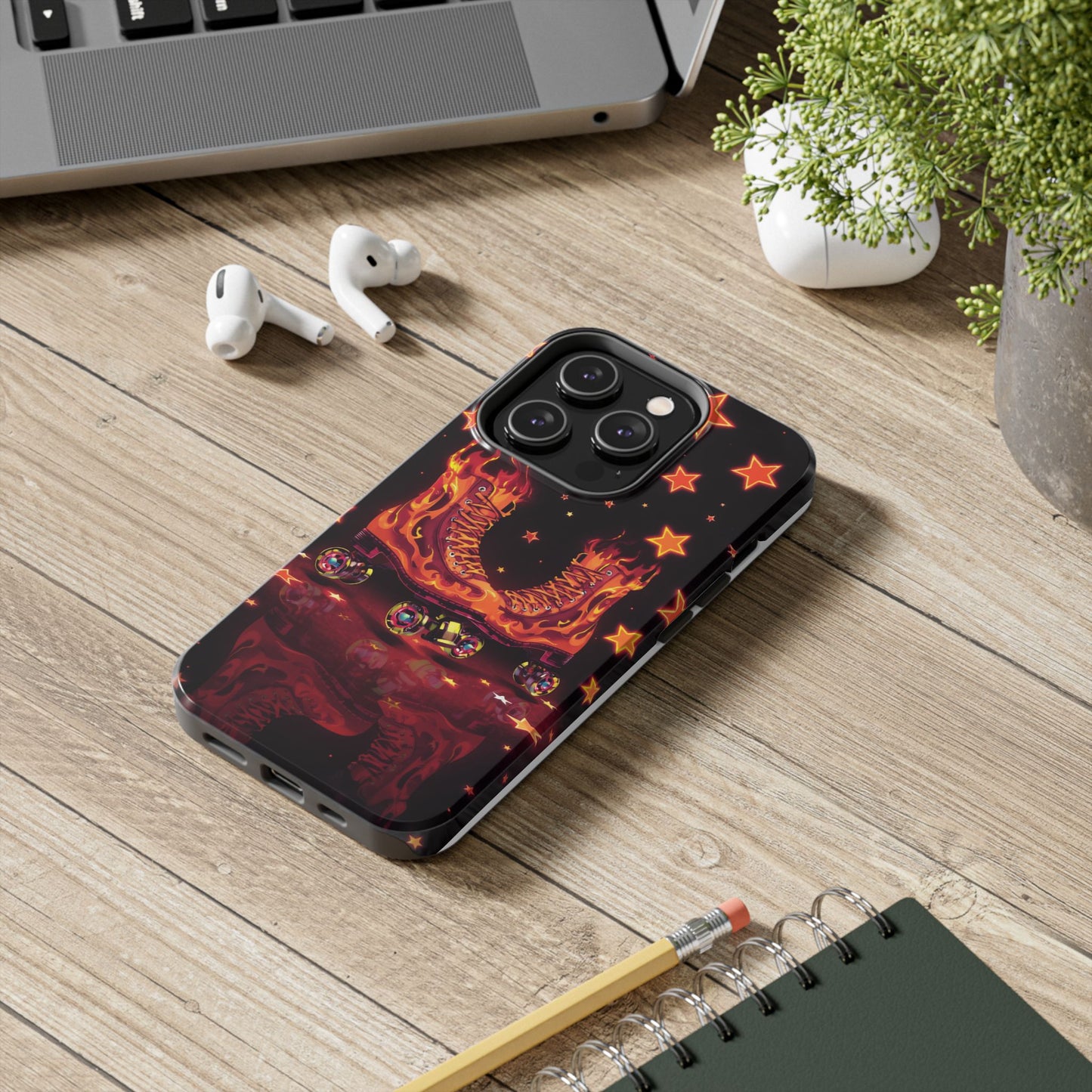 Retro Roller Skates Tough Phone Case - Stylish & Durable