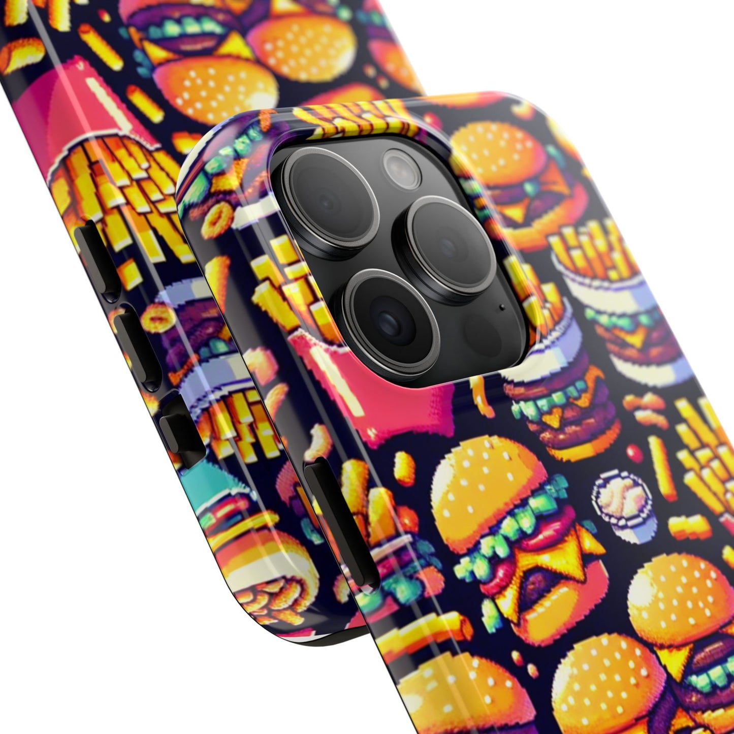 Retro Fast Food Phone Case - Tough and Durable - for iPhone