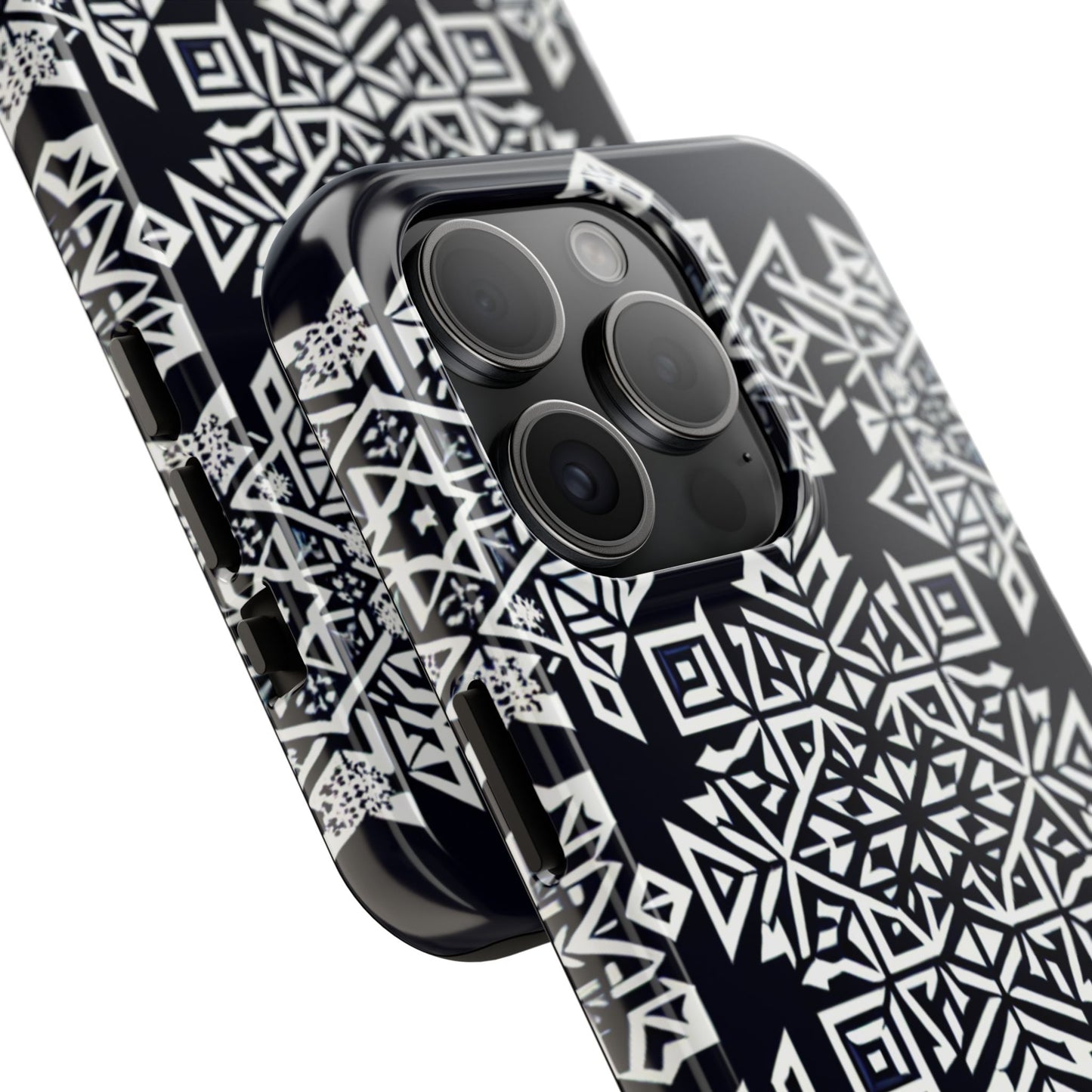 Winter Wonderland Tough Phone Case - Digital Snowflake - for iPhone
