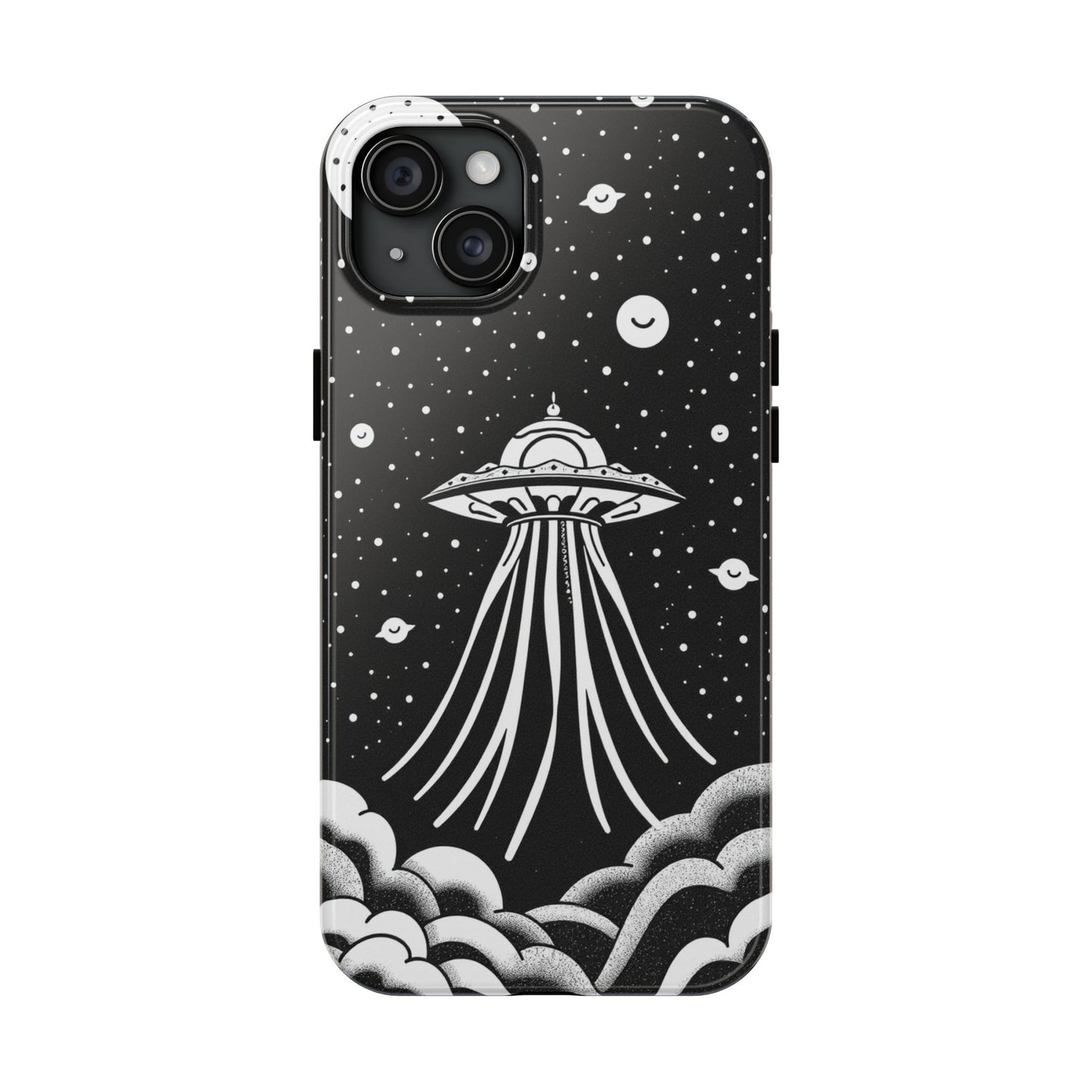 Galaxy UFO Tough Phone Case - Durable Protection with Unique Space Design