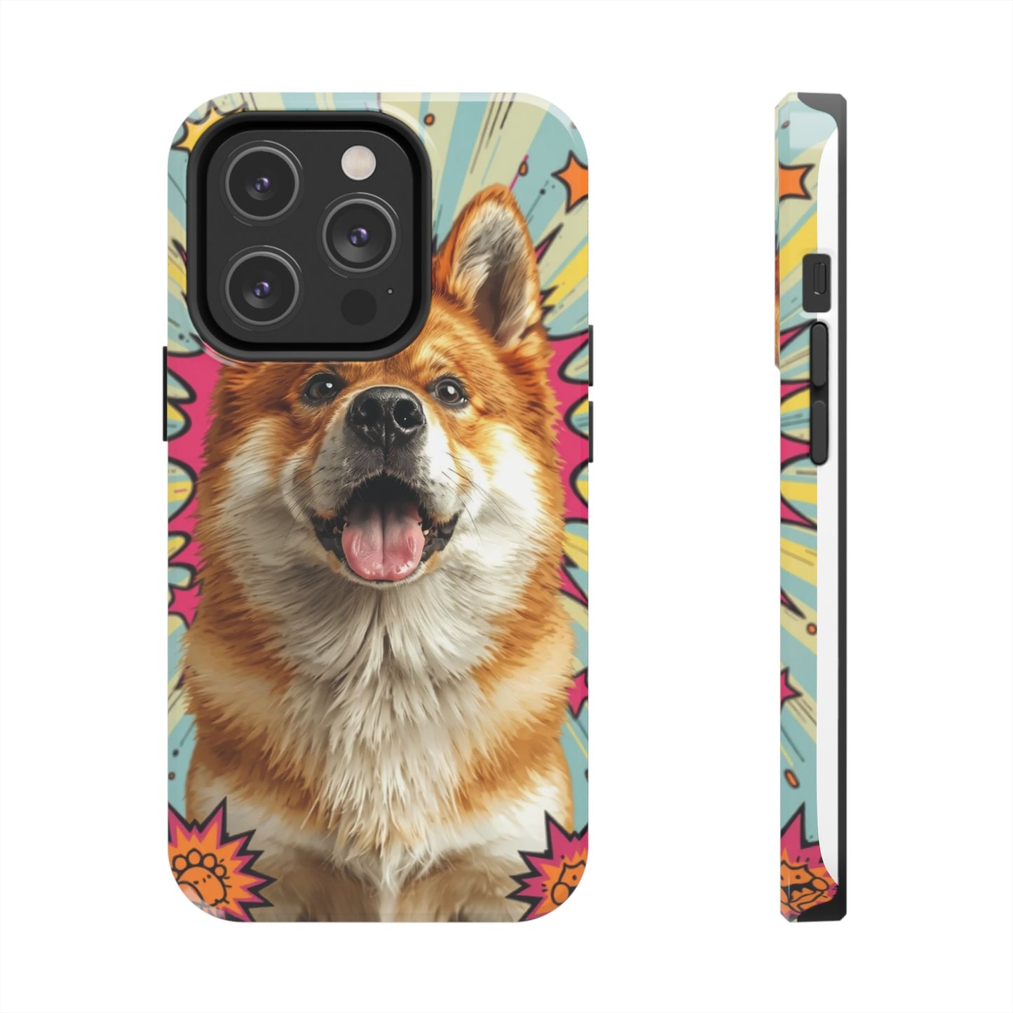Playful Dog Tough Phone Case - Durable & Stylish Pet Lover Gift