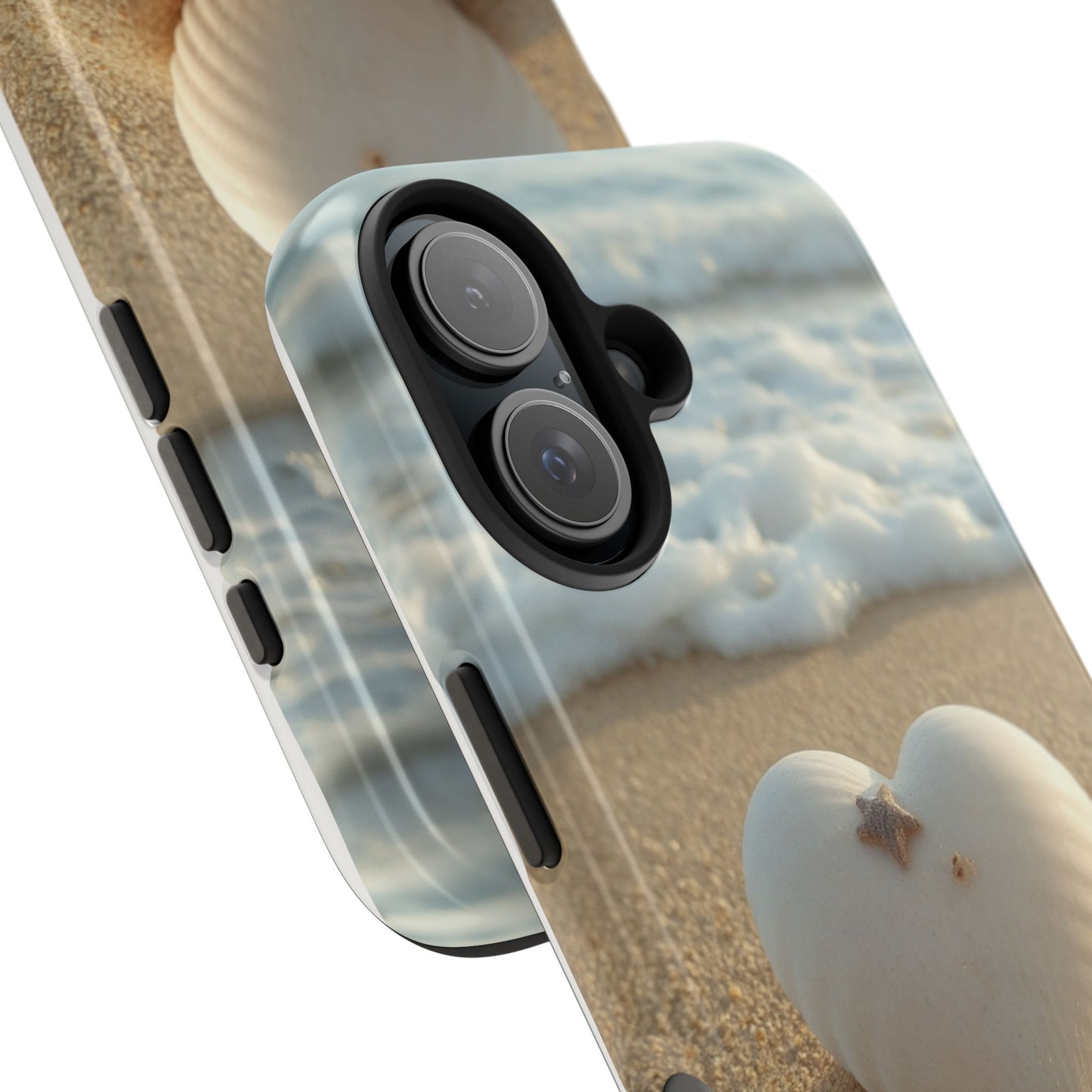 Heart Seashell Tough Phone Case for iPhone