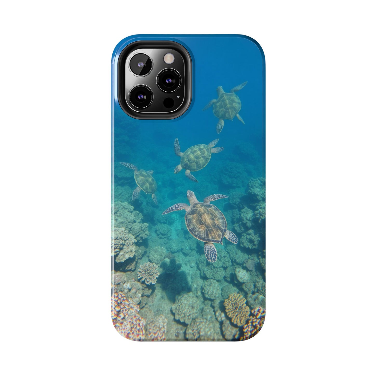 Ocean Turtle Tough Phone Cases - Durable Protection with Marine Art