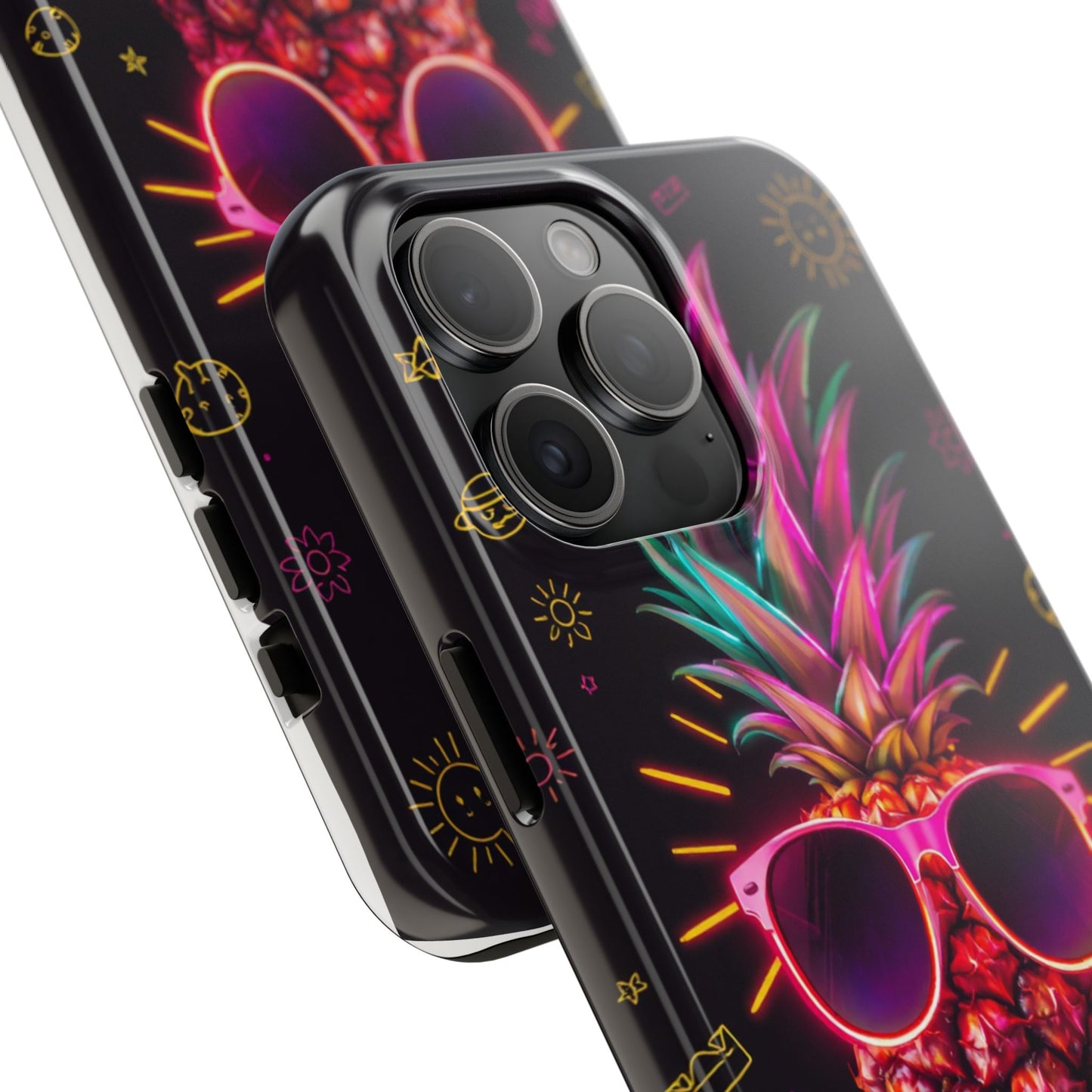 Tough Pineapple Phone Case - Cool, Vibrant Design Perfect for Summer Vibes