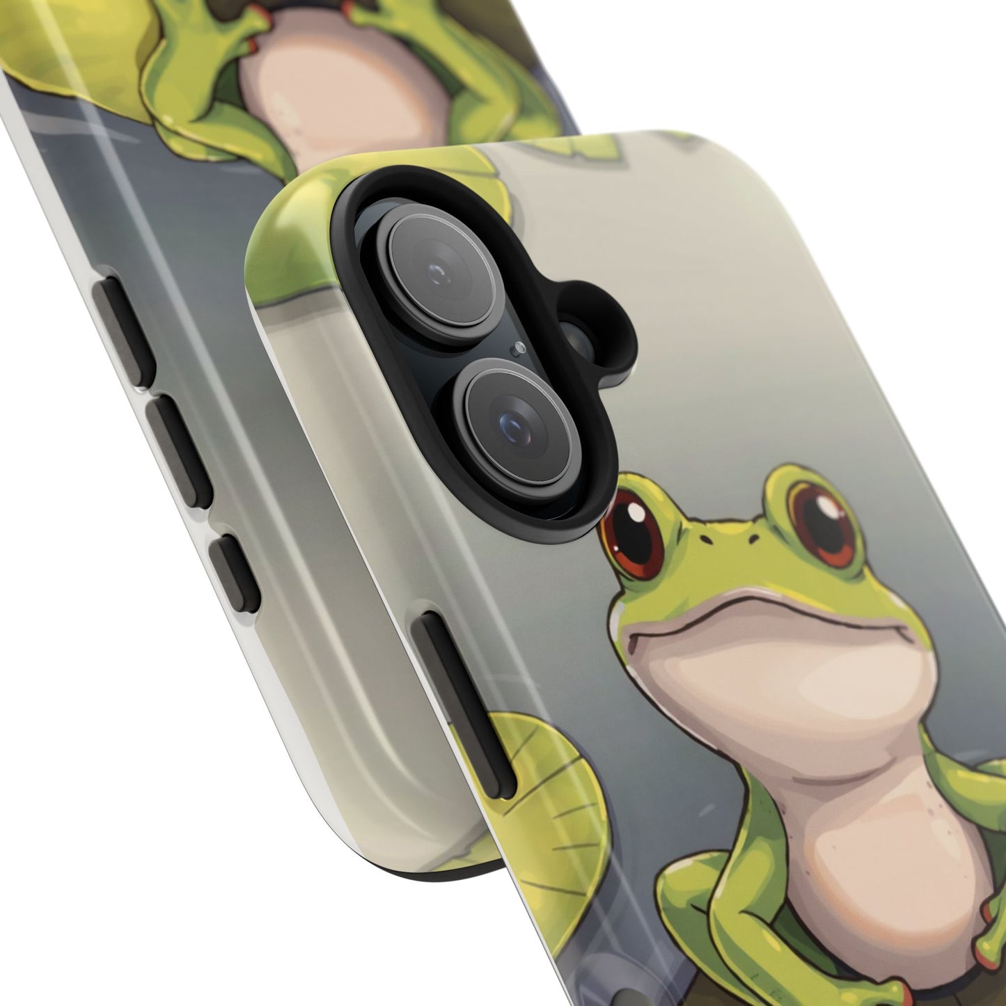 Cute Frog Tough Phone Case - Durable Protection with Nature Vibe