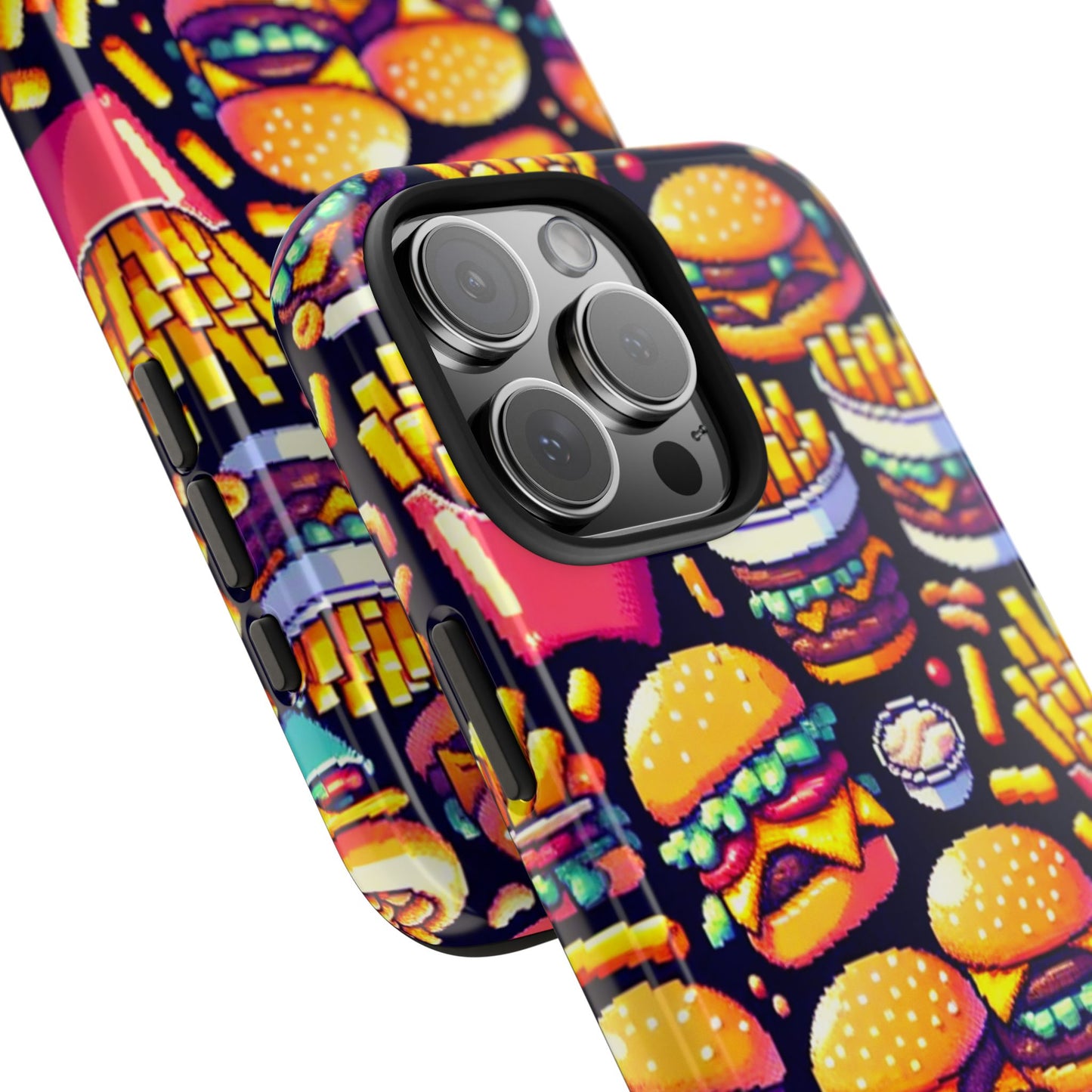 Retro Fast Food Phone Case - Tough and Durable - for iPhone
