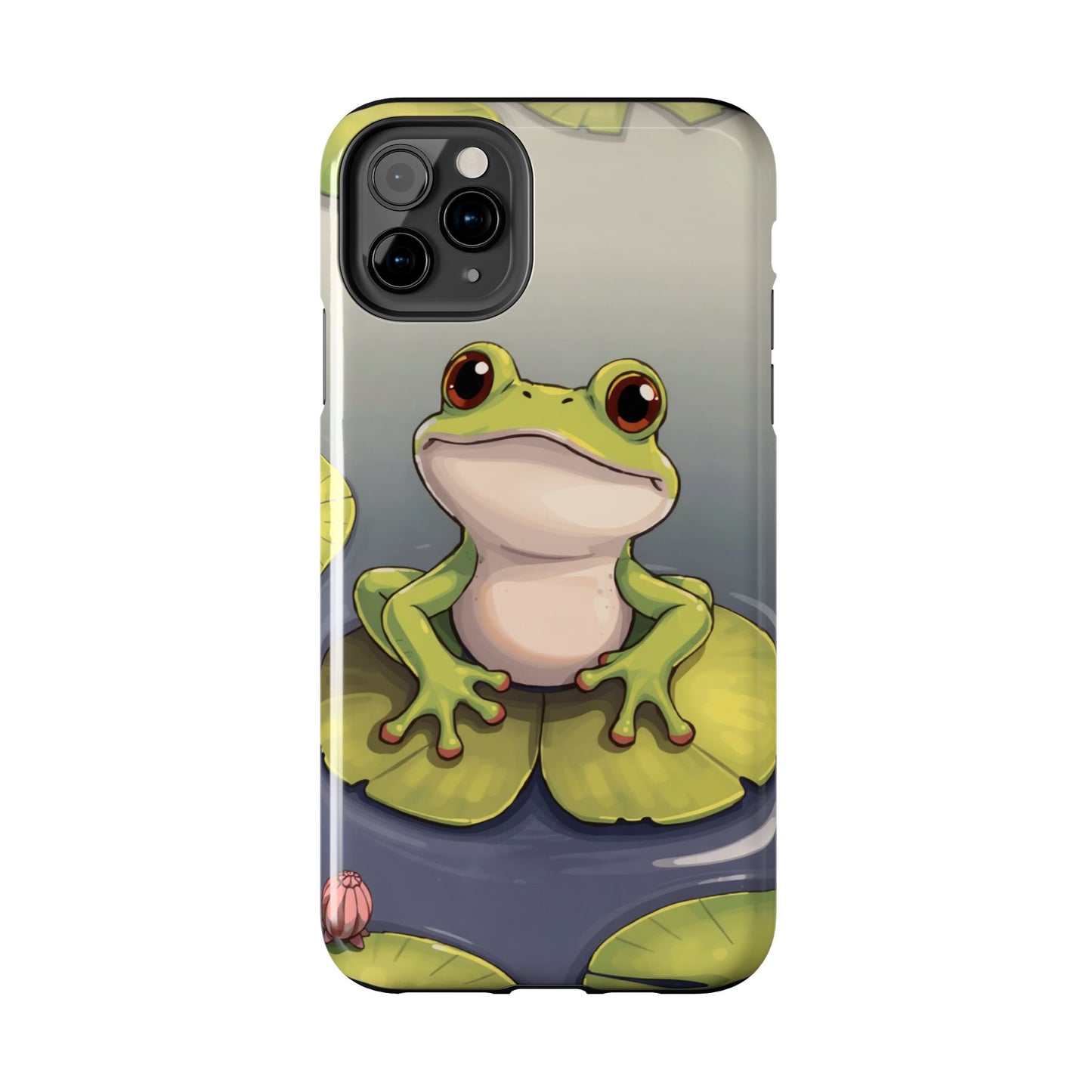 Cute Frog Tough Phone Case - Durable Protection with Nature Vibe