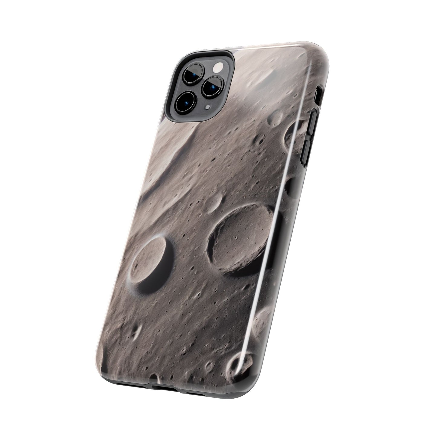 Celestial Moon Surface Tough Phone Case | Durable Space-Themed Design - for iPhone