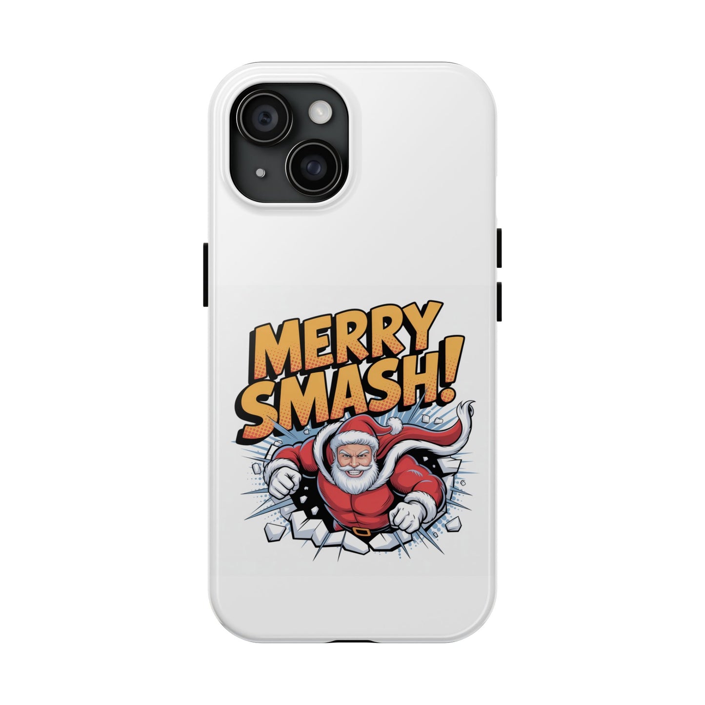 Santa Merry Smash Phone Case