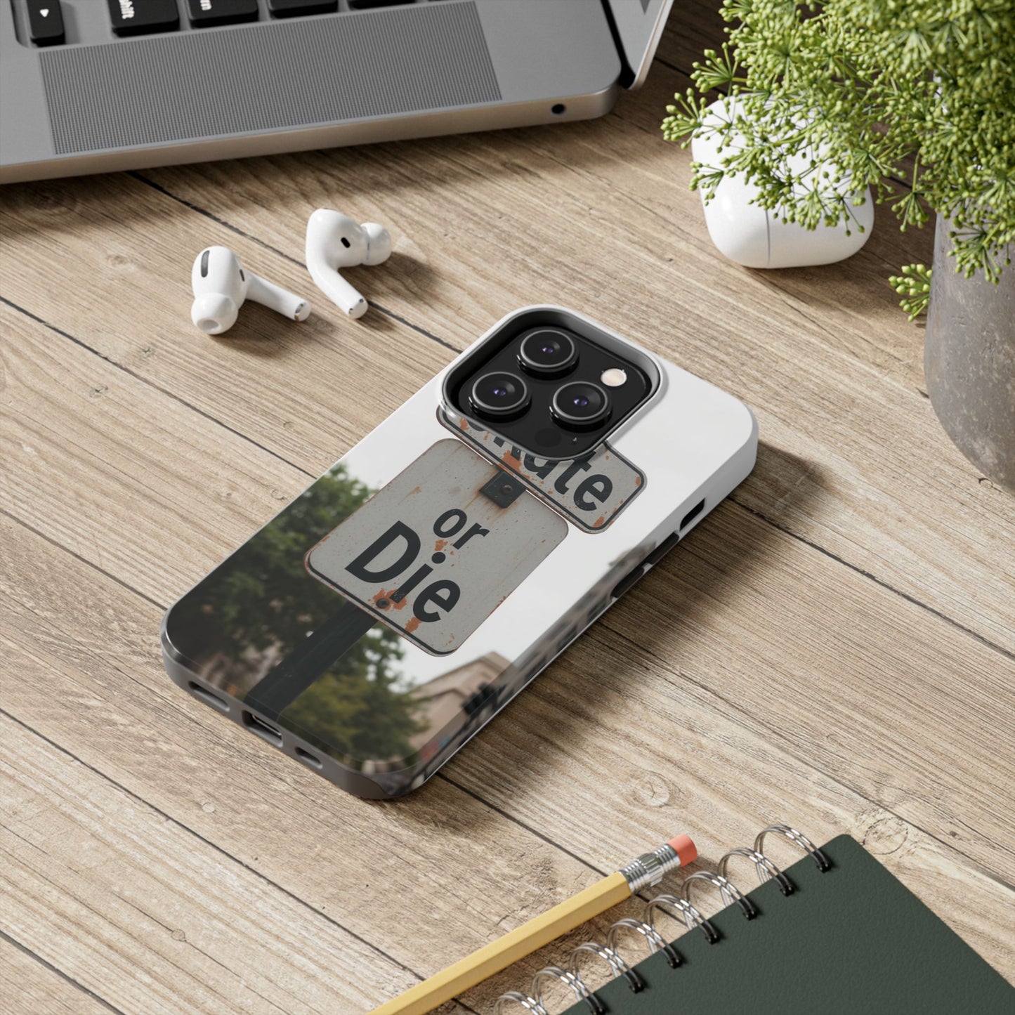 Skate or Die Tough Phone Case - Durable Protection for Skaters