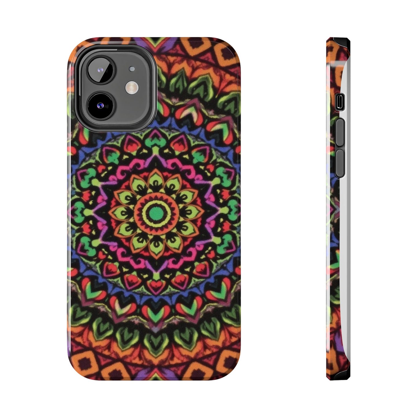 Colorful Mandala Tough Phone Case - Vibrant Designs for Trendy Protection - for iPhone
