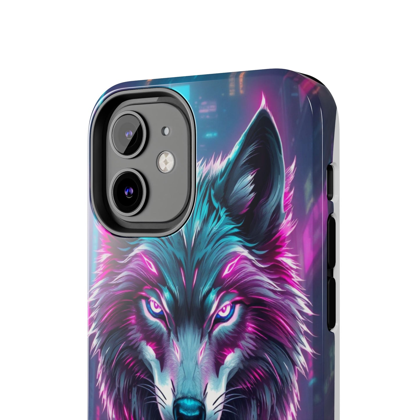 Fierce Wolf Phone Case - Tough & Vibrant Design for Animal Lovers