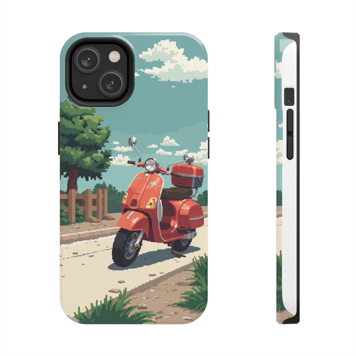 Retro Scooter Phone Case - Tough & Stylish Protection
