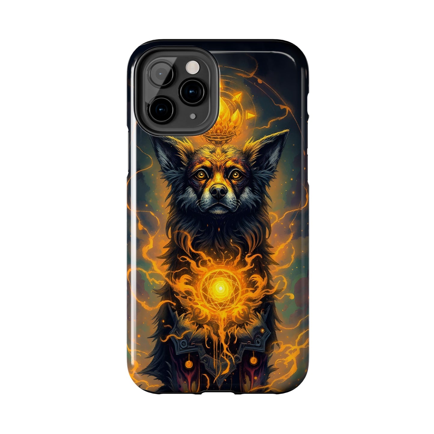 Mystical Dog of Light - Tough Phone Case - Durable Protection with Inspired Artwork - for iPhone
