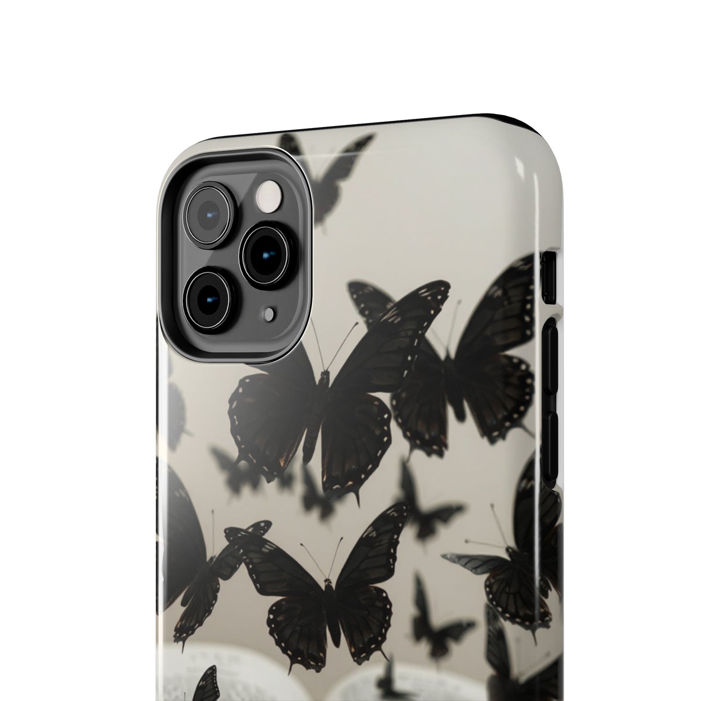 Butterfly Magic Tough Phone Case - Literary Design for Book Lovers