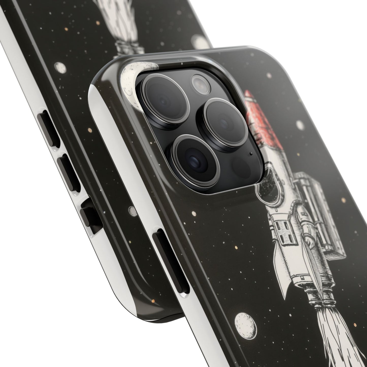 Cool Tough Phone Case for iPhone - Astro-Rocket Bond