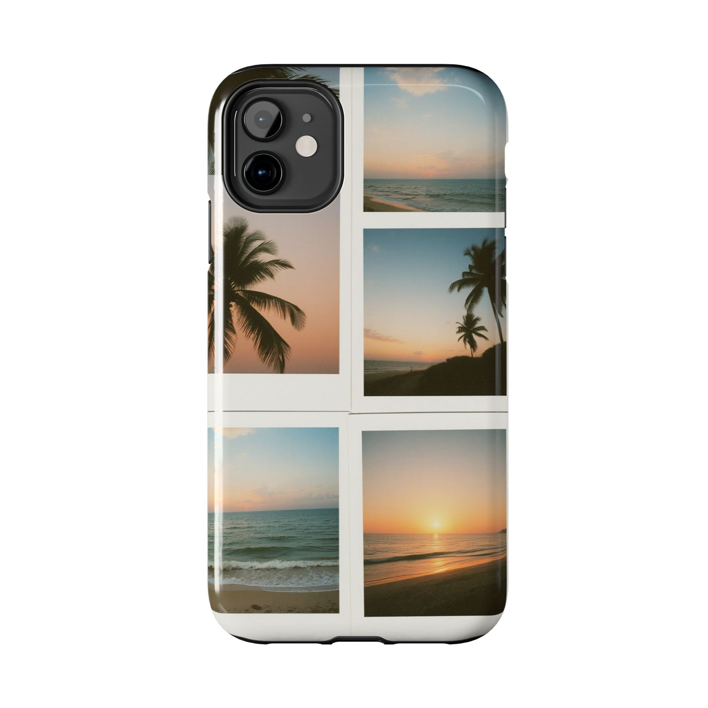 Tropical Sunset Tough Phone Case - Beach Vibes for Summer Adventures