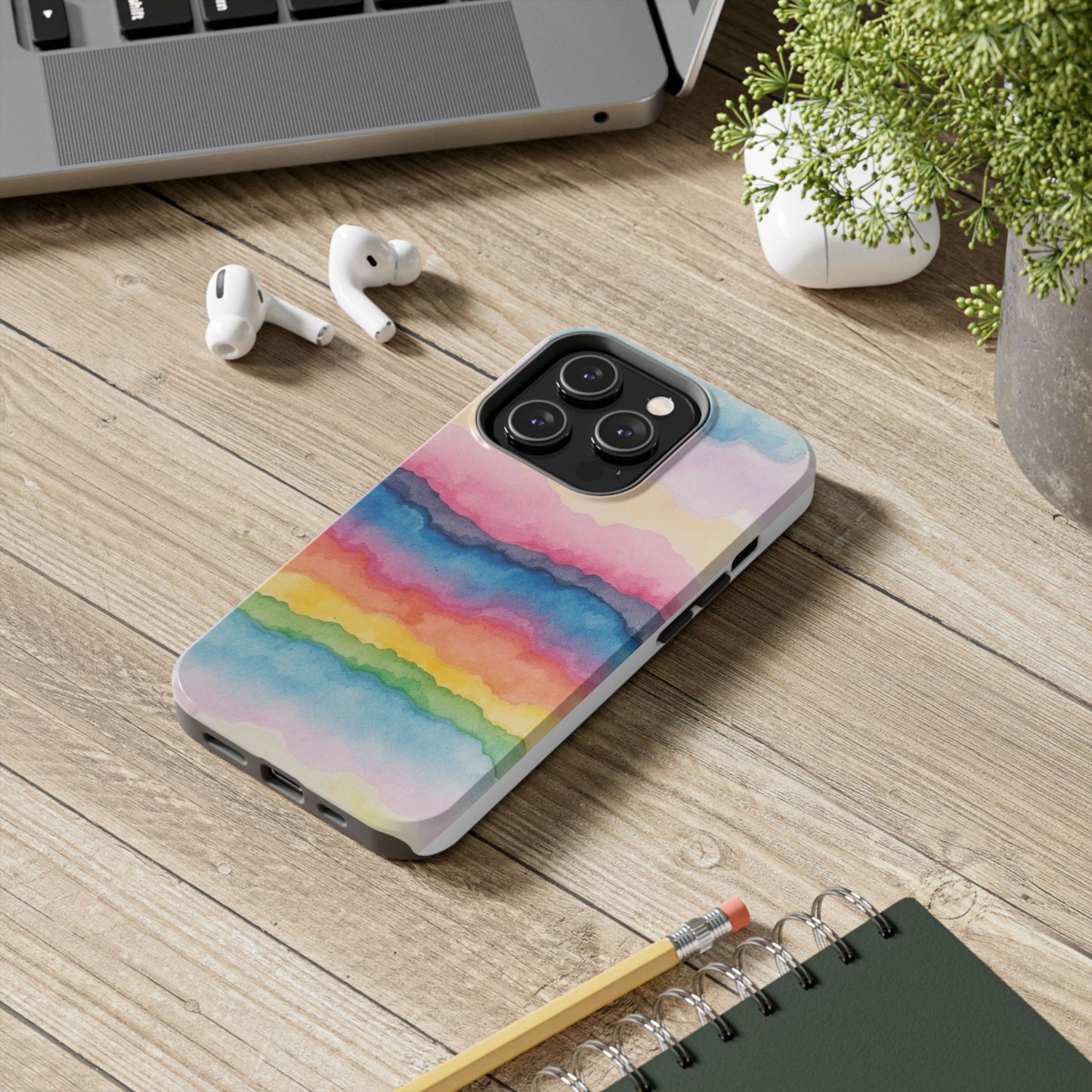 Vibrant Watercolor Phone Case - Tough & Stylish Protection