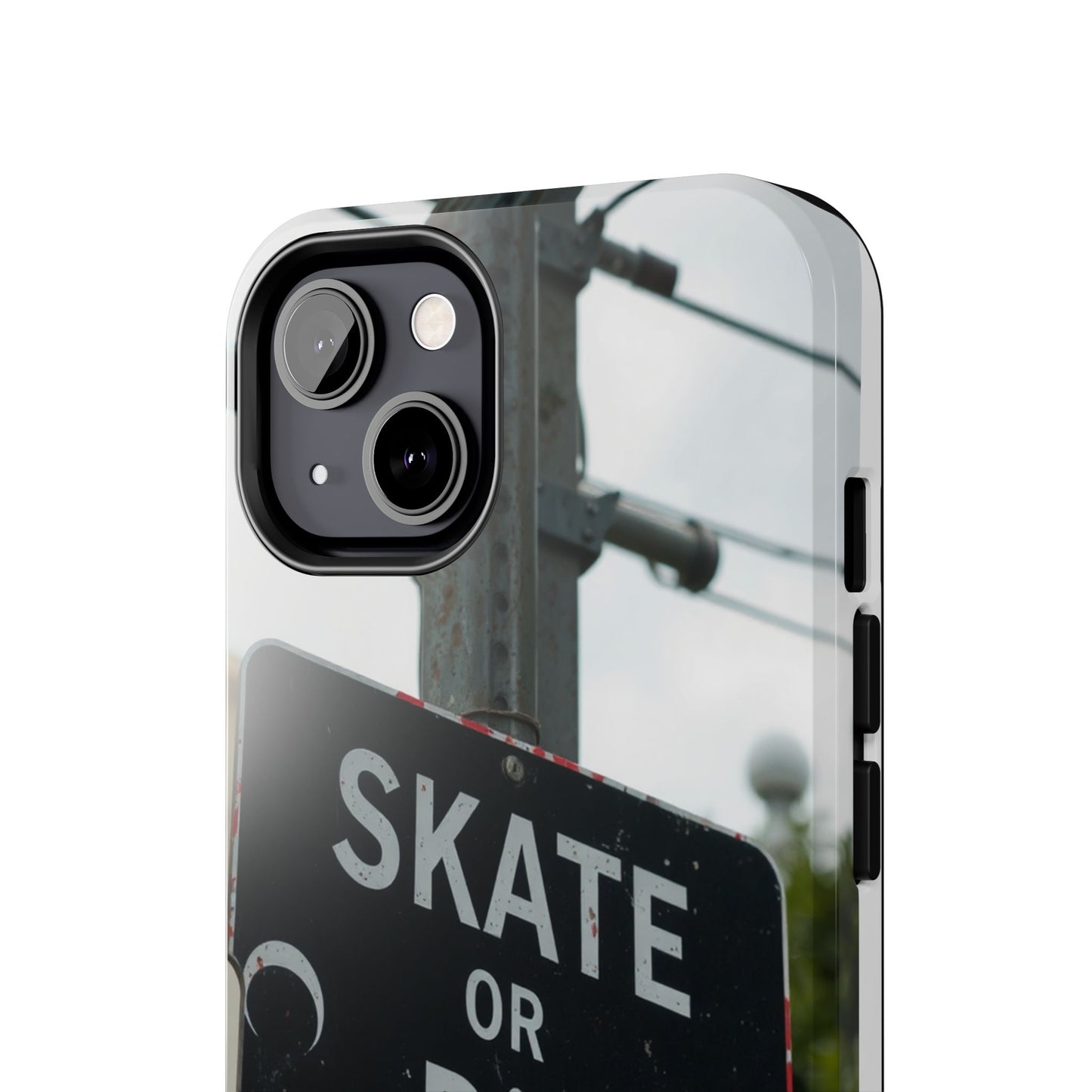 Black Sign Skate or Die Design - Tough Phone Case for iPhone