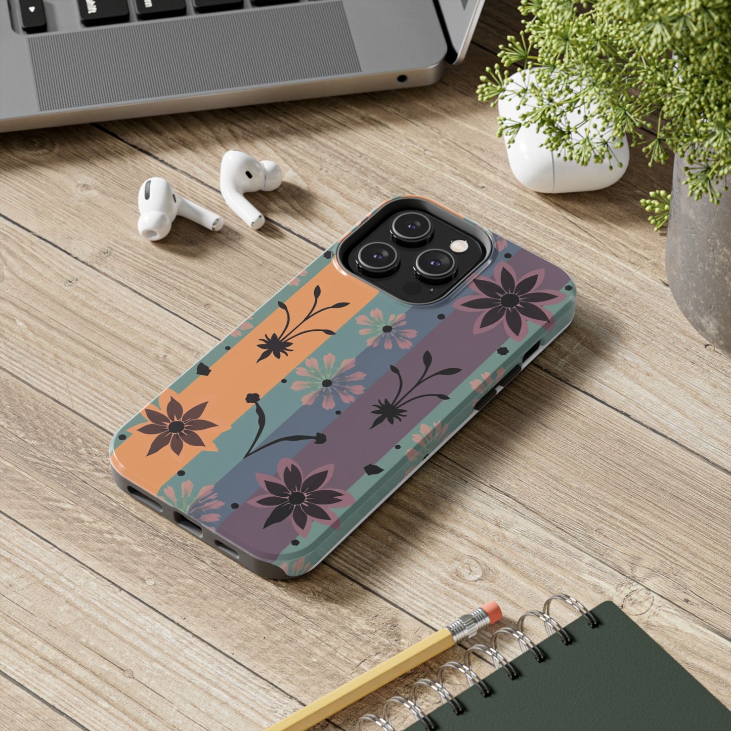 Boho Floral Tough Phone Cases - Durable & Stylish Protection - for iPhone
