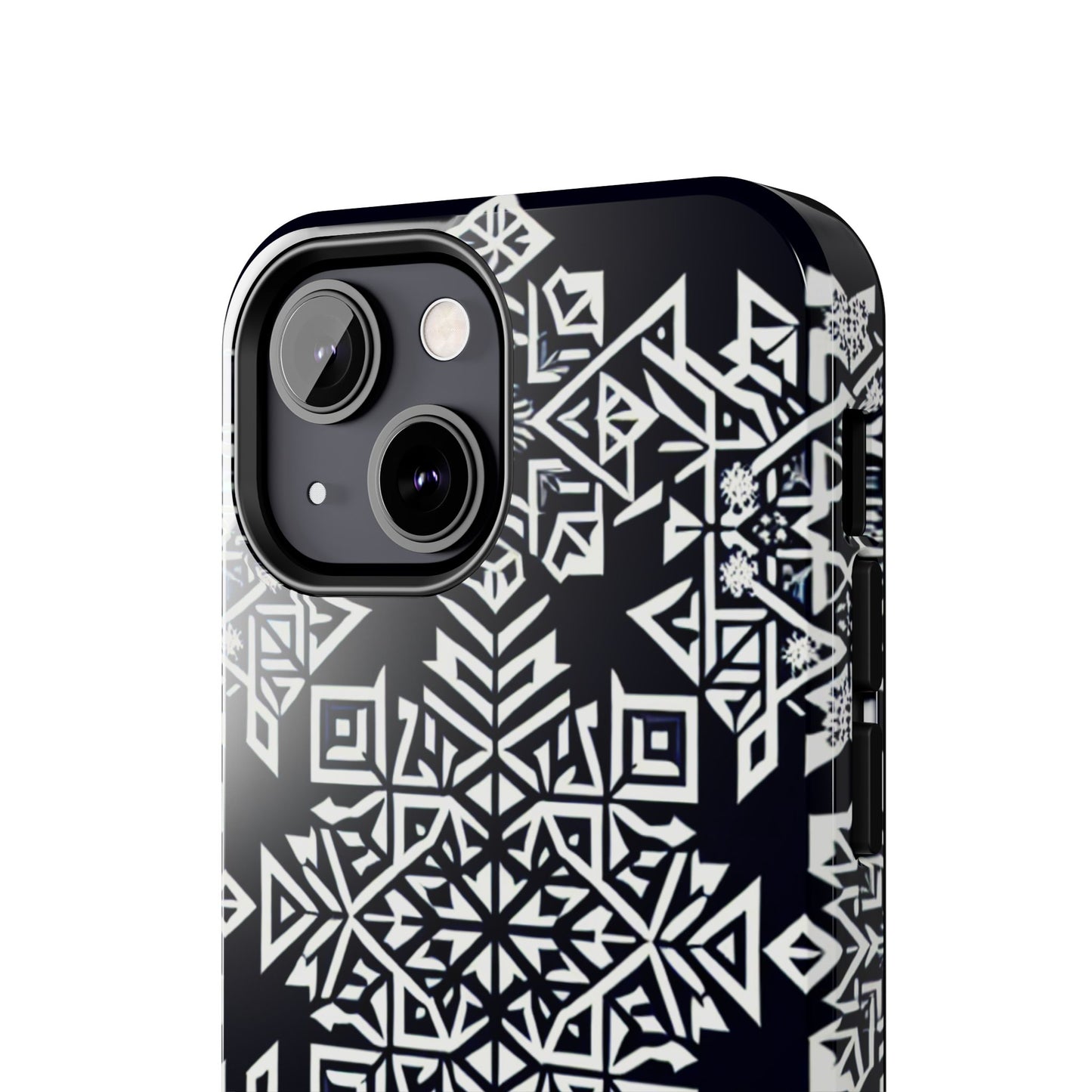 Winter Wonderland Tough Phone Case - Digital Snowflake - for iPhone