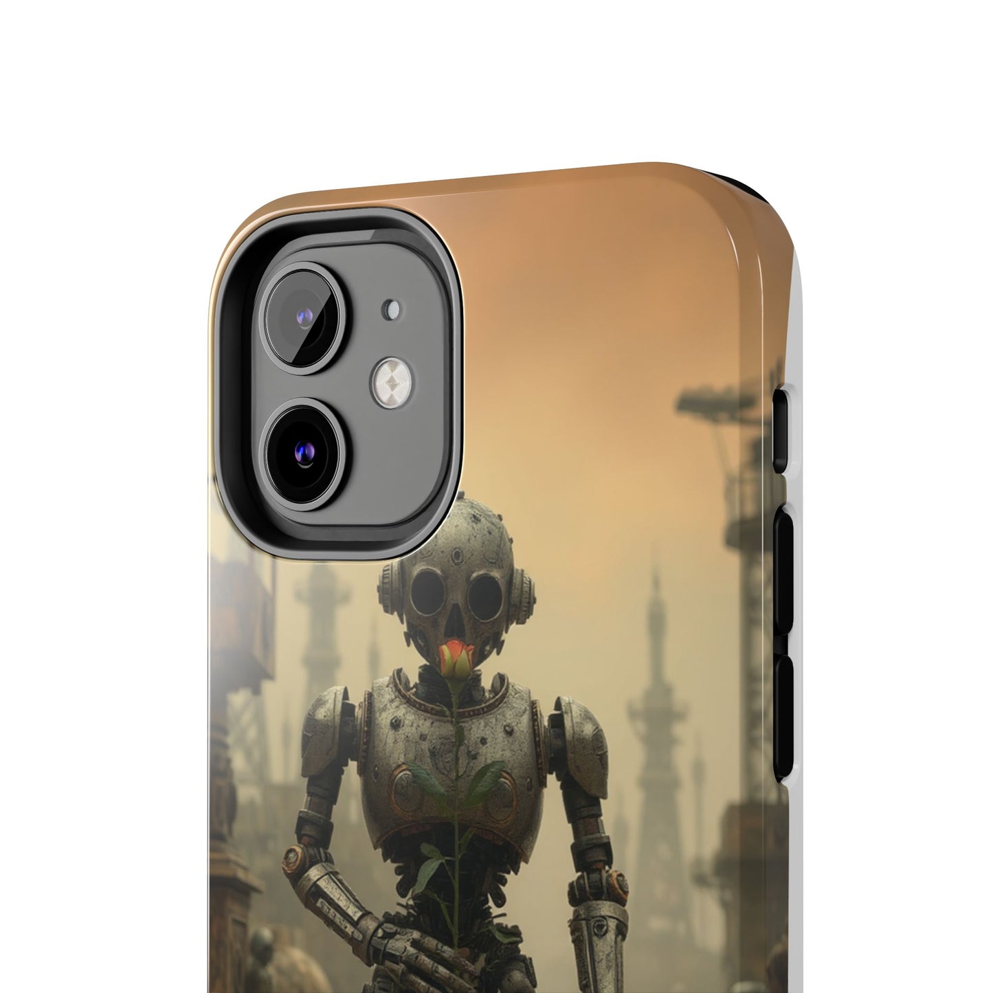 Robotic Sentinel Tough Phone Case - Durable Protector for Sci-Fi Lovers