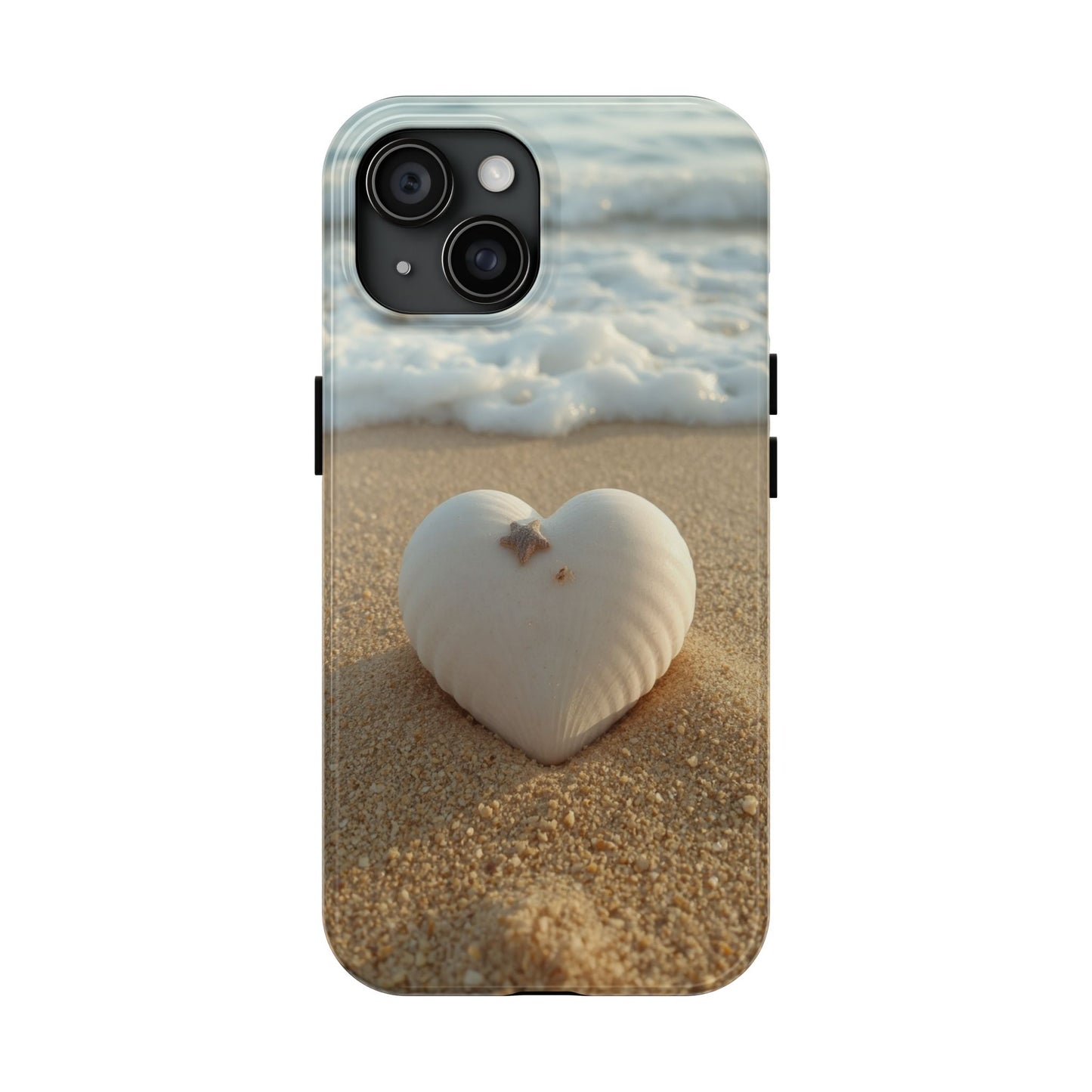 Heart Seashell Tough Phone Case for iPhone