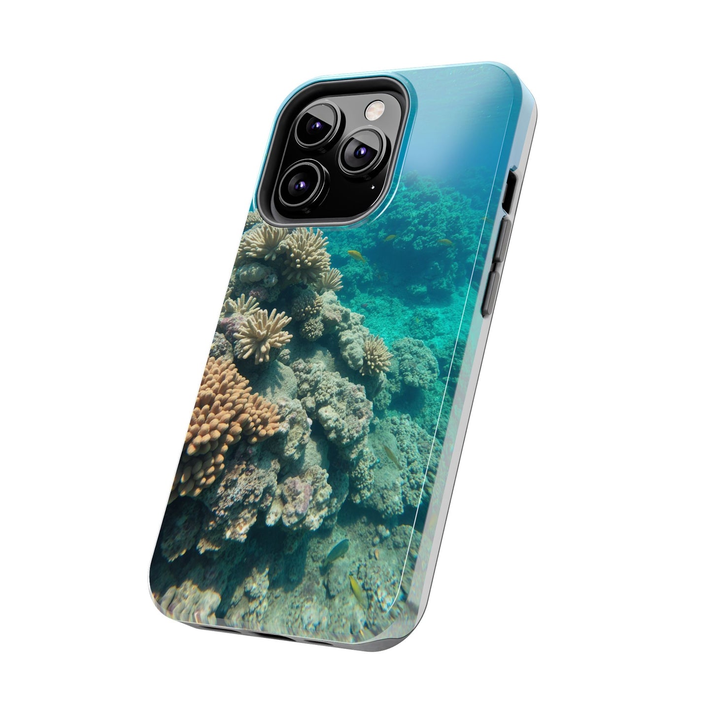 Coral Reef Tough Phone Case - Ocean Vibes Protection for Adventure Lovers