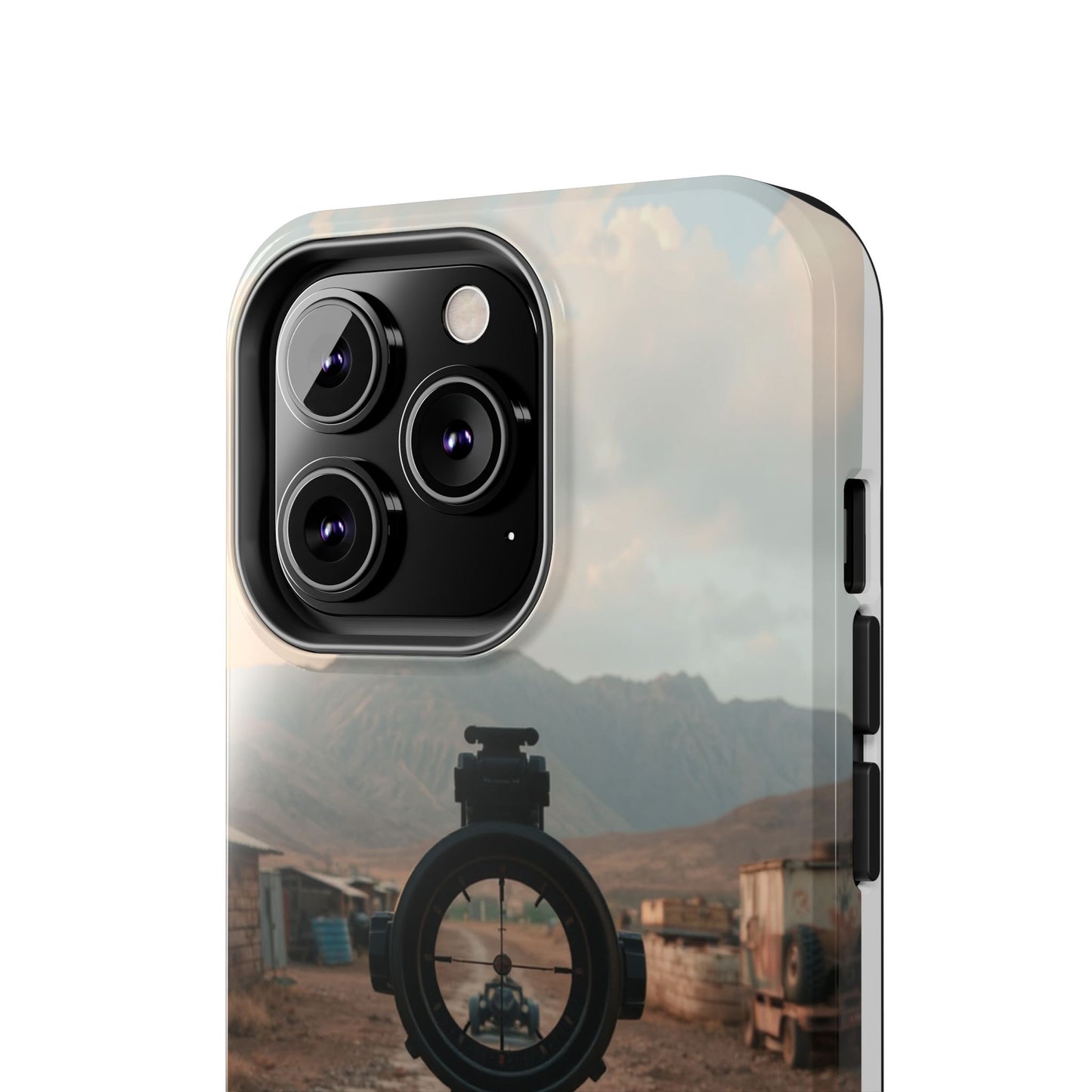 Tough Phone Case - Military Inspired Design with Sniper Scope