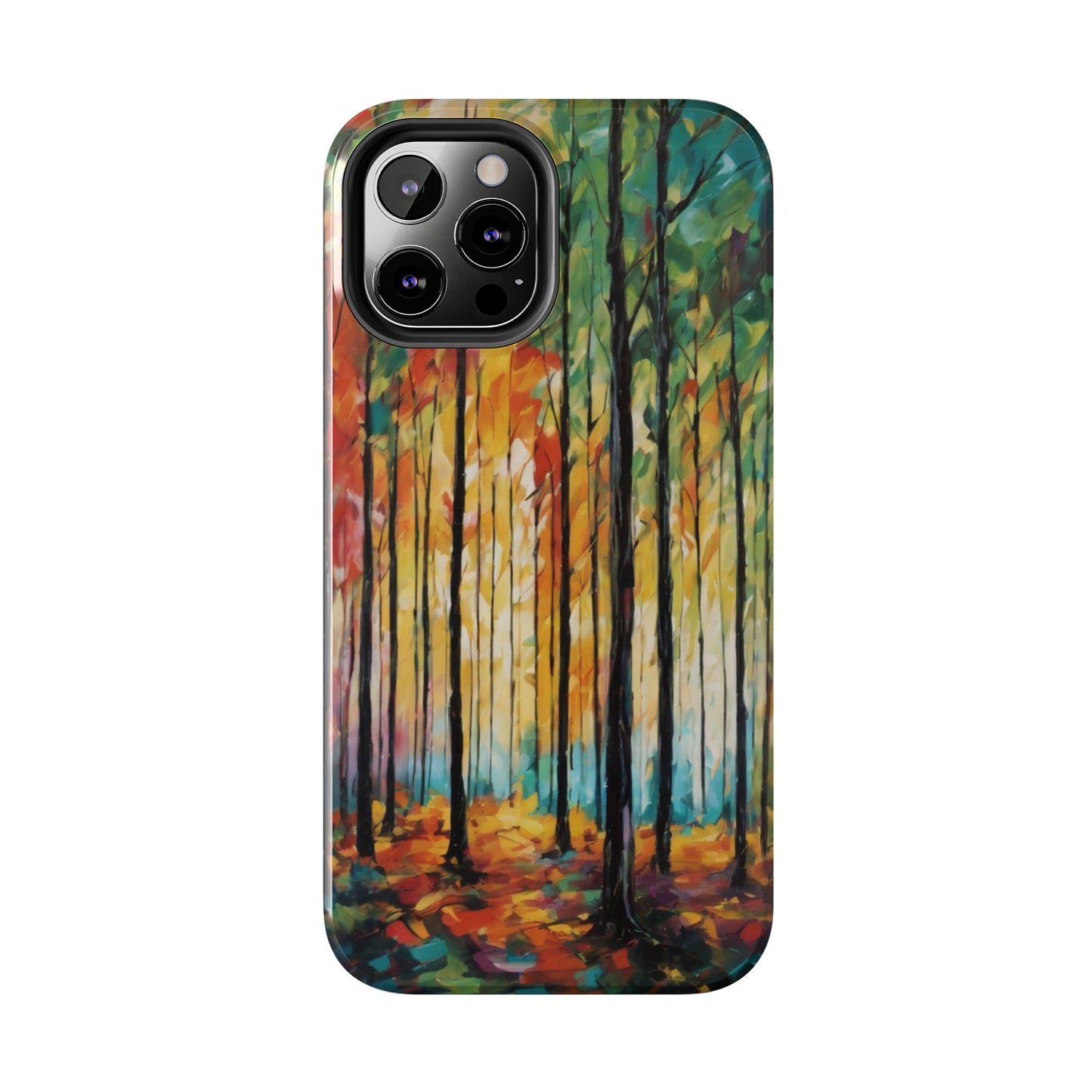 Autumn Forest Tough Phone Case - Colorful Nature Design - for iPhone