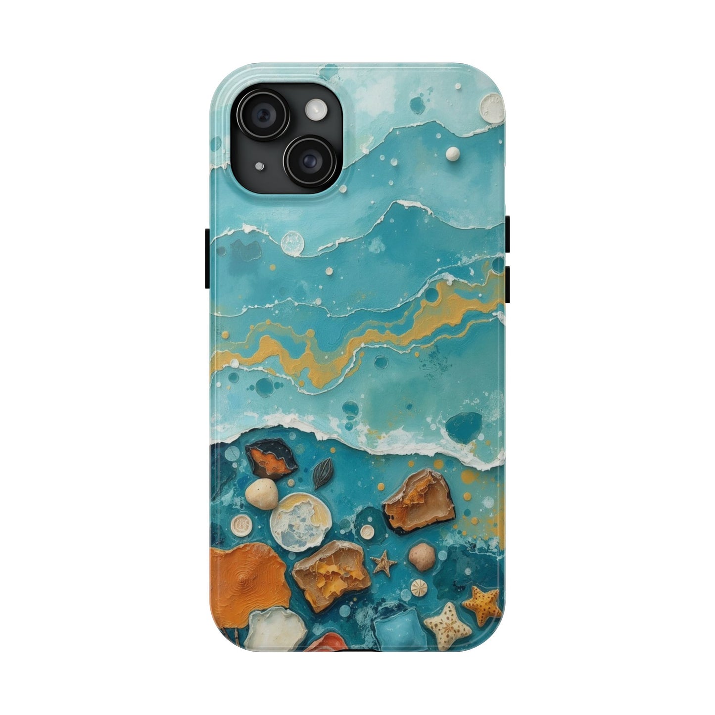 Ocean-Inspired Tough Phone Cases - Coastal Beach Vibe, Easy Accessory for Beach Lovers