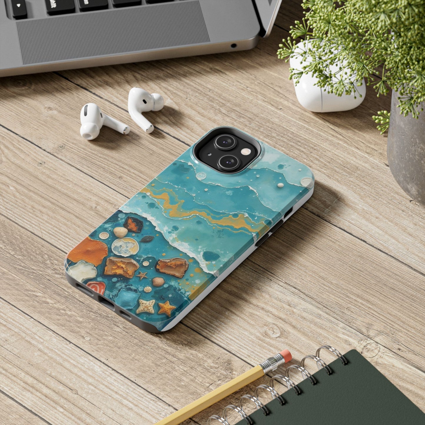 Ocean-Inspired Tough Phone Cases - Coastal Beach Vibe, Easy Accessory for Beach Lovers
