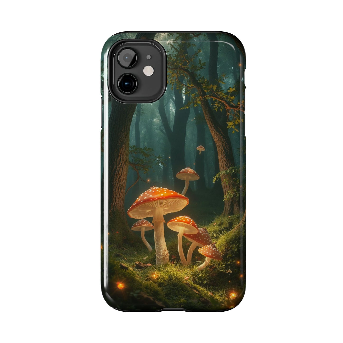 Whimsical Mushroom Tough Phone Case - Forest Fantasy Design