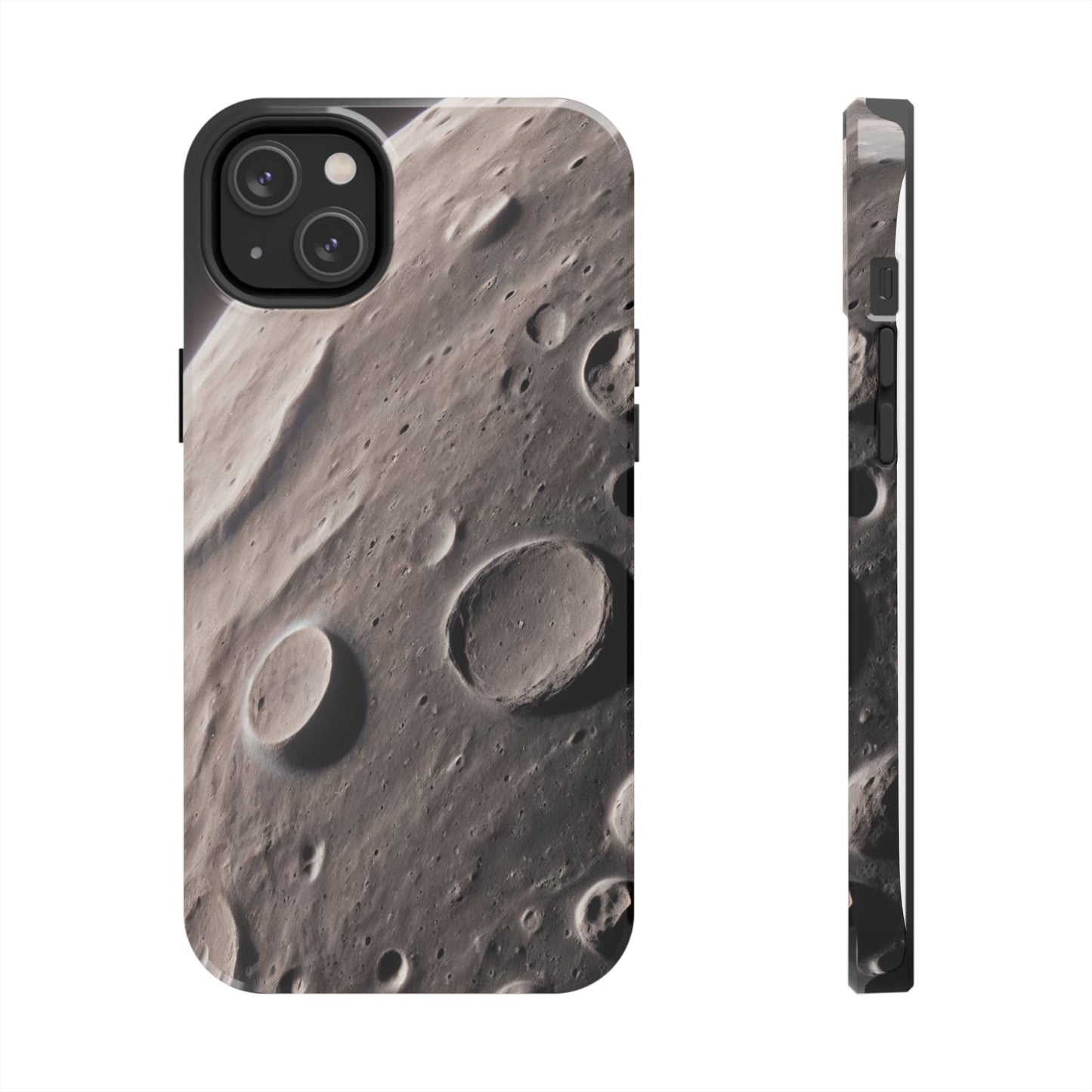Celestial Moon Surface Tough Phone Case | Durable Space-Themed Design - for iPhone