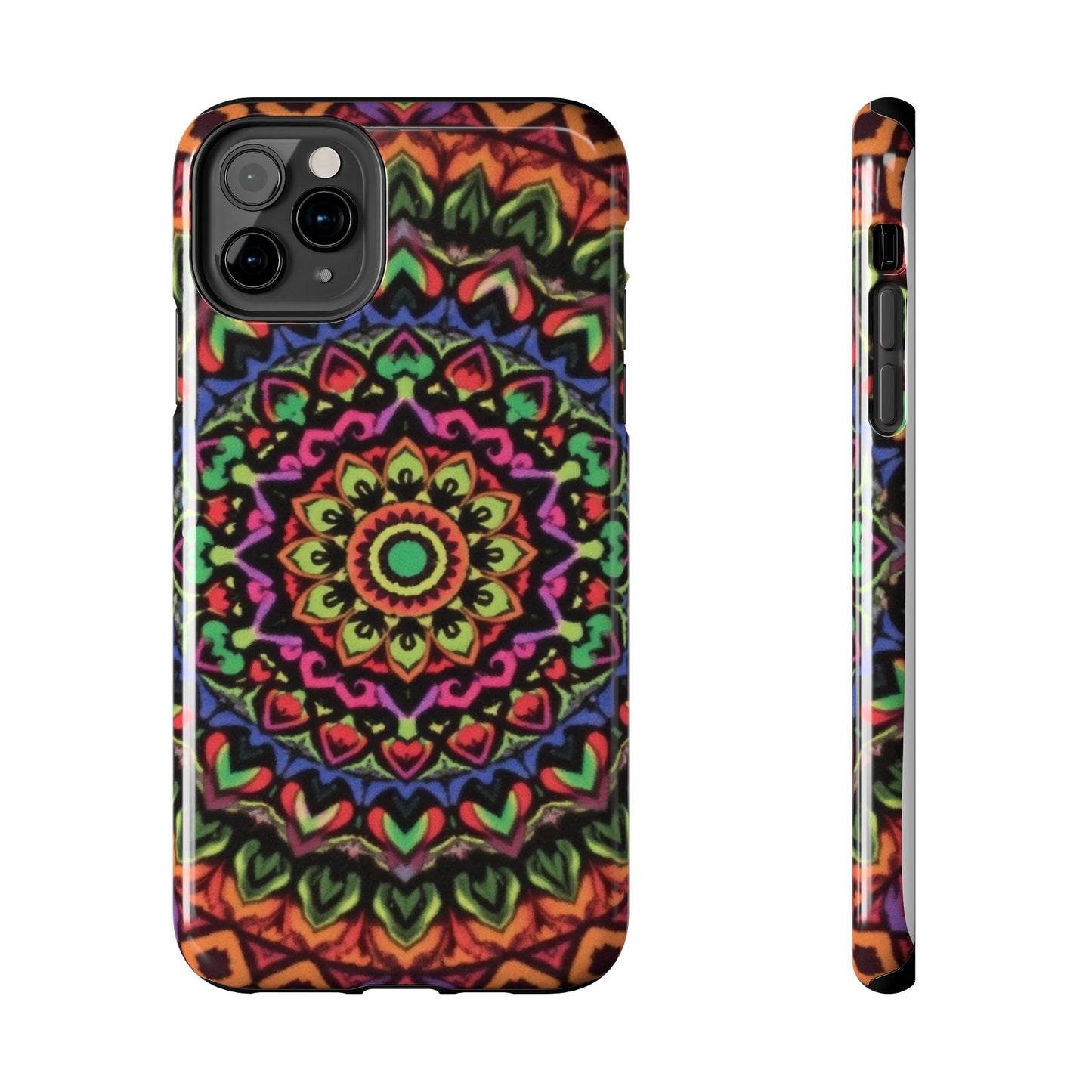 Colorful Mandala Tough Phone Case - Vibrant Designs for Trendy Protection - for iPhone