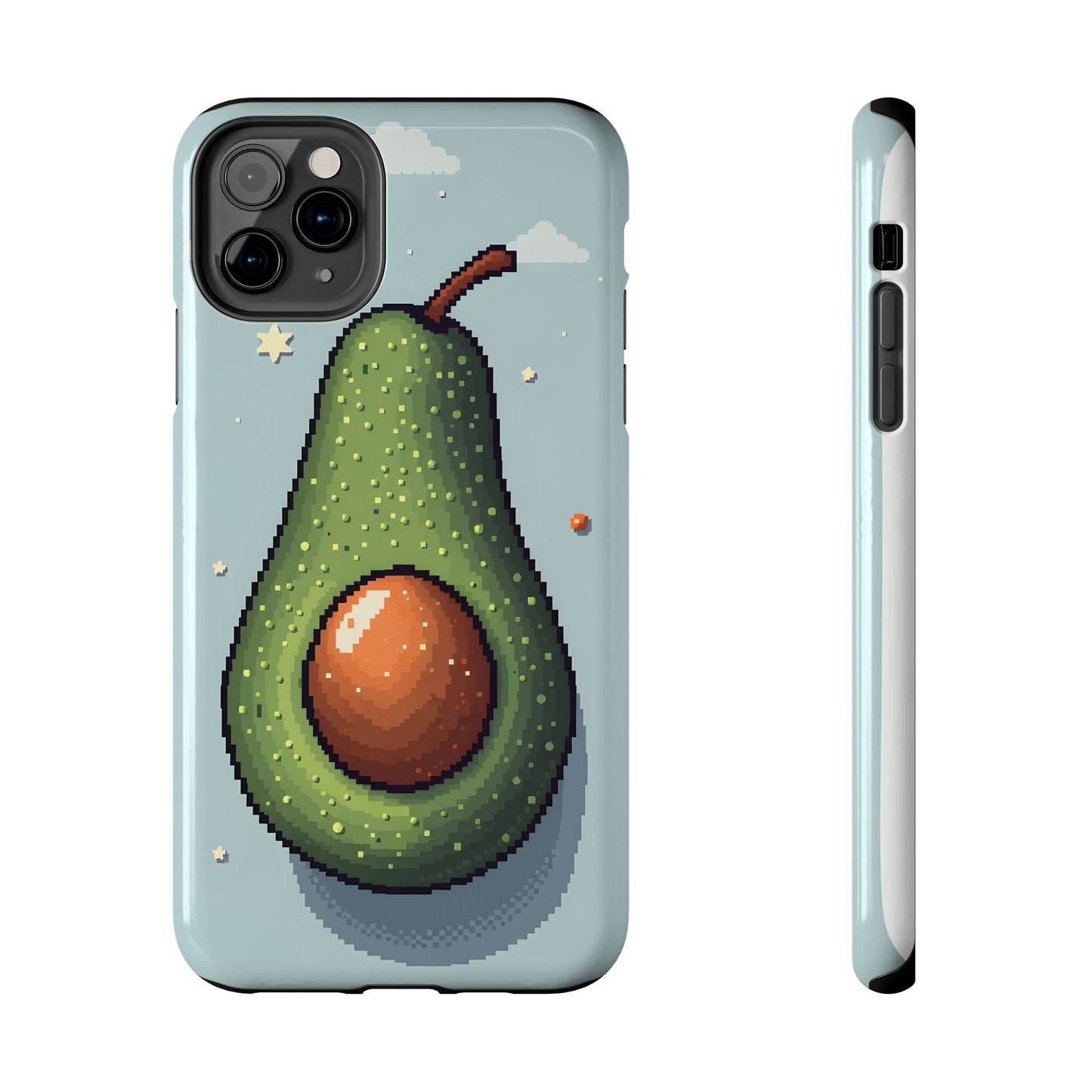 Pixel Avocado Tough Phone Case - Perfect for Foodies & Nature Lovers - for iPhone