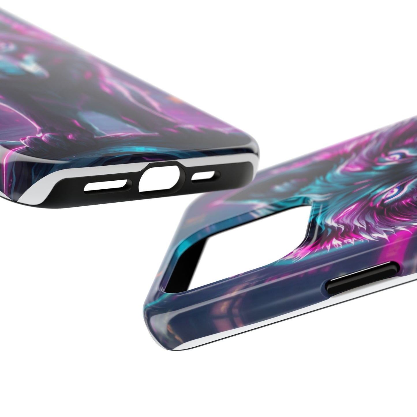 Fierce Wolf Phone Case - Tough & Vibrant Design for Animal Lovers