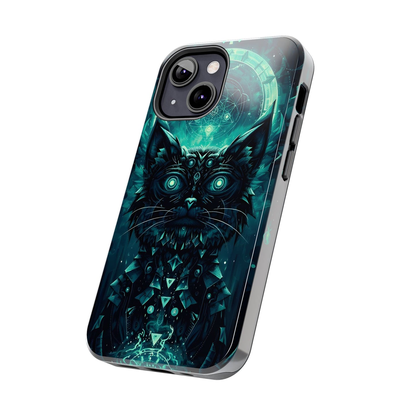 Mystical Dark Cat Phone Case - Tough Protective Cover for Cat Lovers - for iPhone