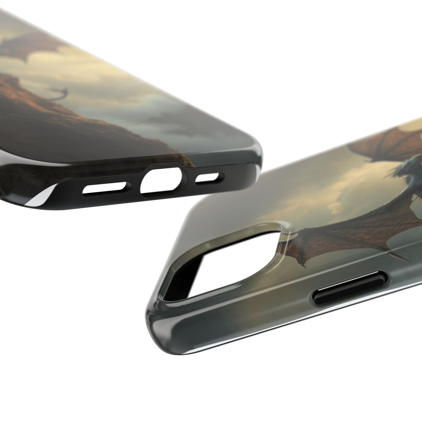 Dragon Fantasy Tough Phone Case - Durable Protection for Adventurers