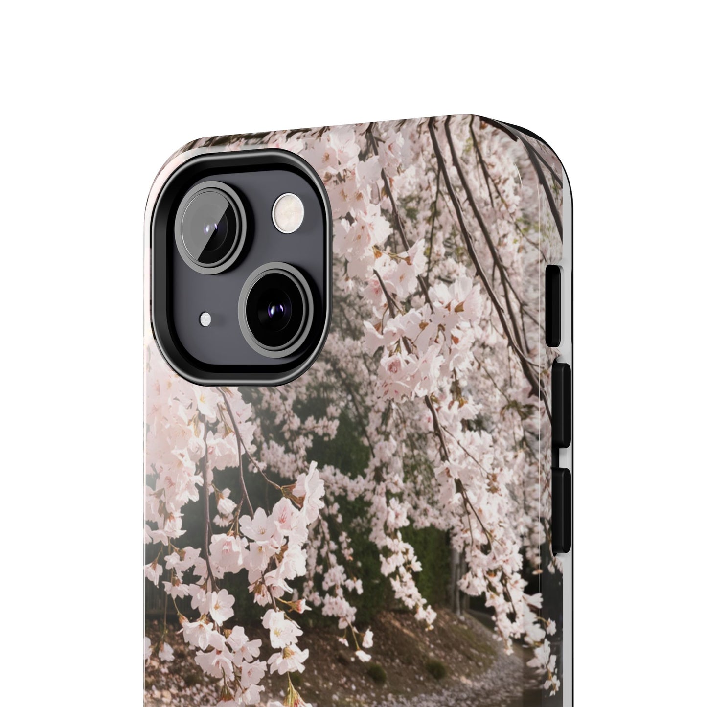 Cherry Blossom Tough Phone Cases - Durable Protection with Floral Serenity