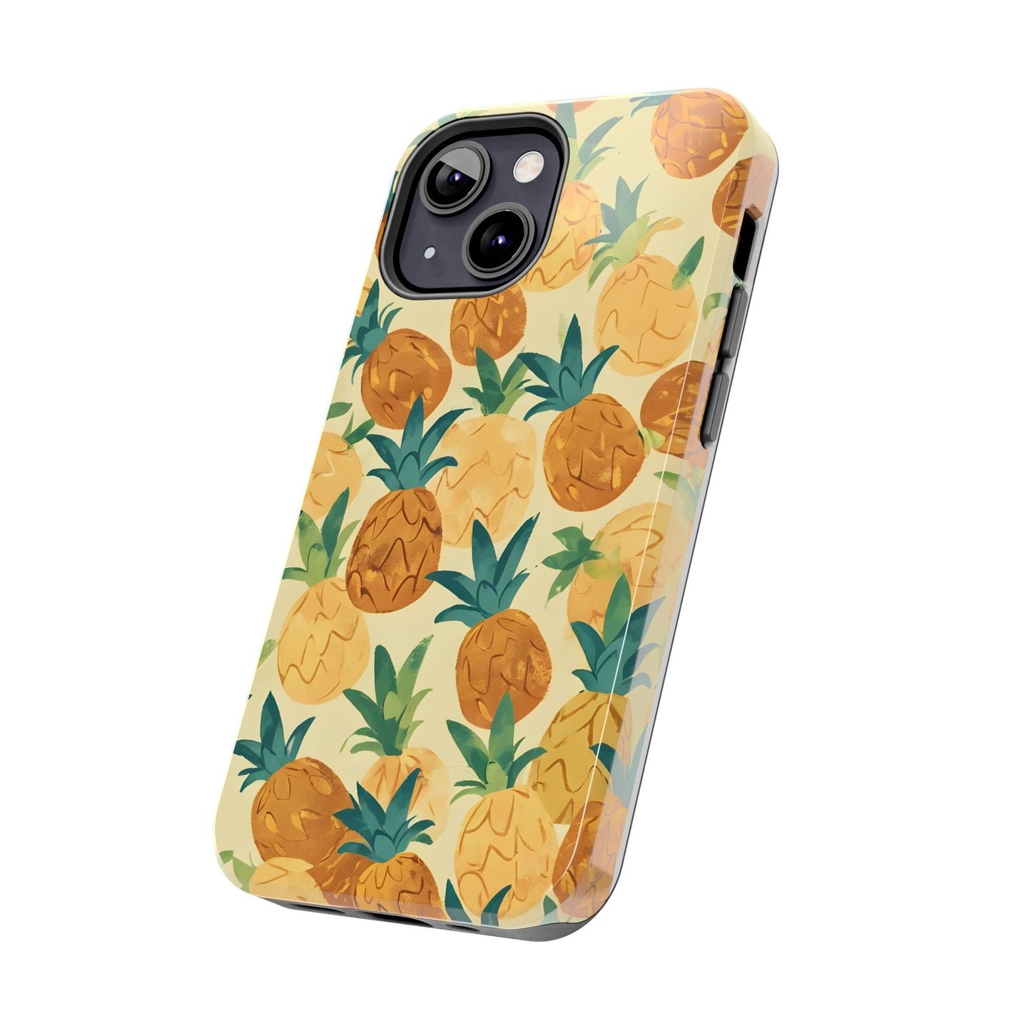 Pineapple Paradise Tough Phone Case - Durable and Stylish for Summer Vibes - for iPhone