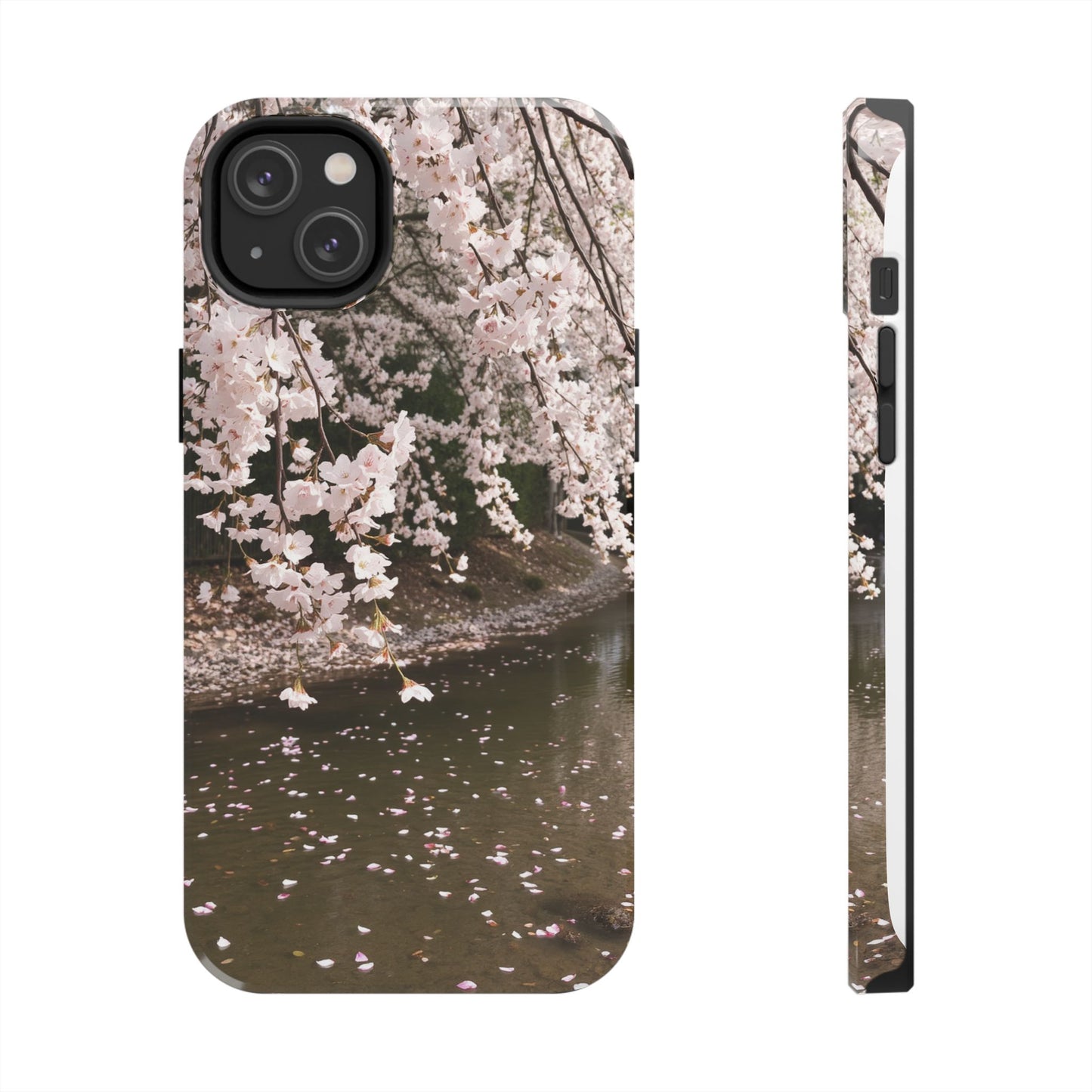 Cherry Blossom Tough Phone Cases - Durable Protection with Floral Serenity
