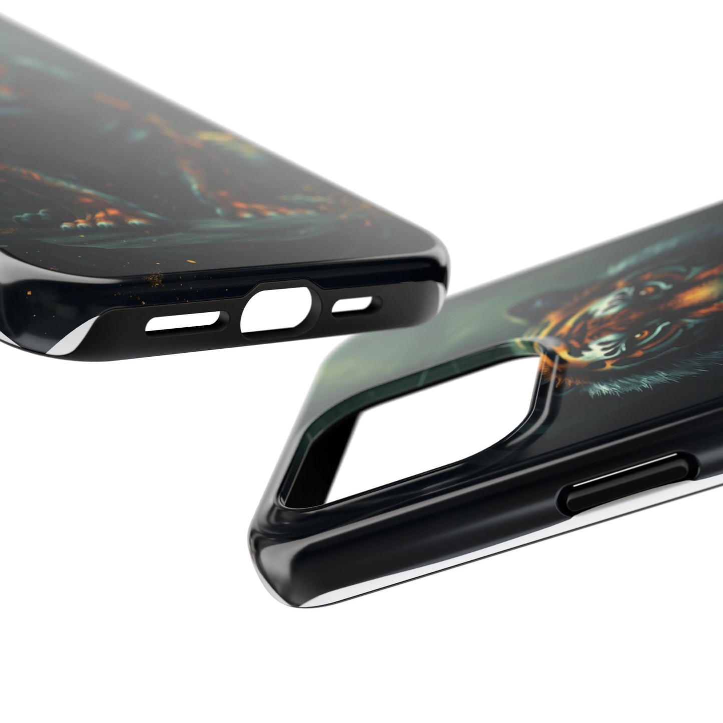 Fierce Mystical Tiger Tough Phone Case | Durable Protection for Nature Lovers - for iPhone