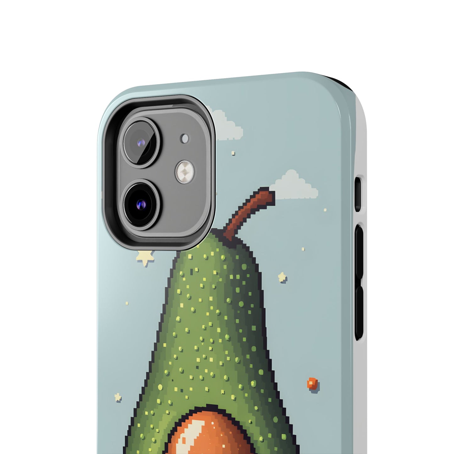 Pixel Avocado Tough Phone Case - Perfect for Foodies & Nature Lovers - for iPhone