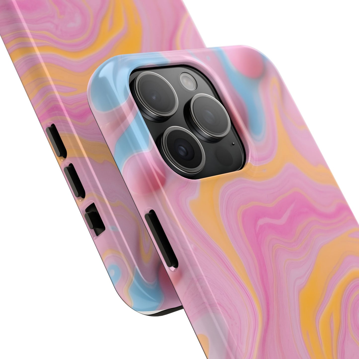 Liquid Candy Abstract Tough Phone Case - Durable Protection with Artistic Design - for iPhone