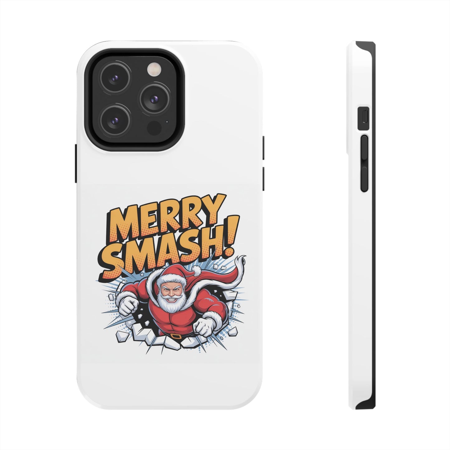 Santa Merry Smash Phone Case