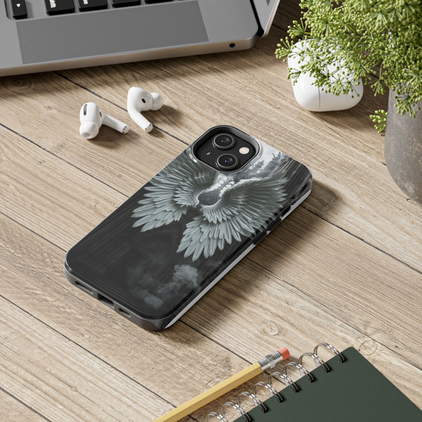Angel Wings Tough Phone Case - Durable & Stylish Protection for Creatives