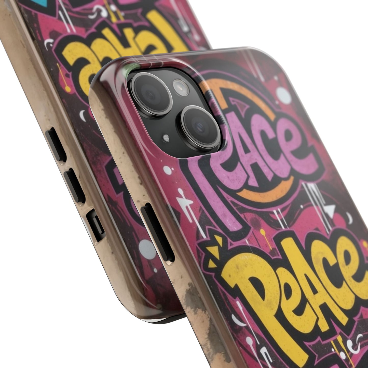 Colorful Peace Joy Tough Phone Case