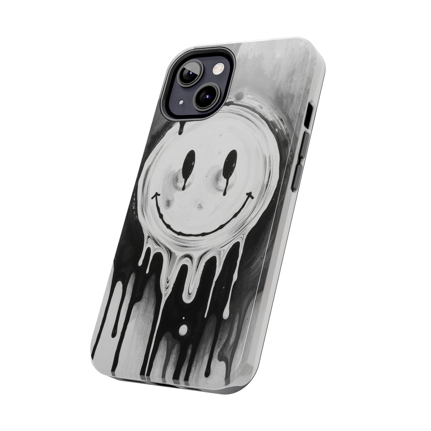 Dripping Smiley Tough Phone Case - Stylish & Durable Protection